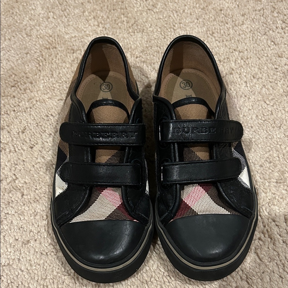 Burberry Kids Velcro Sneakers